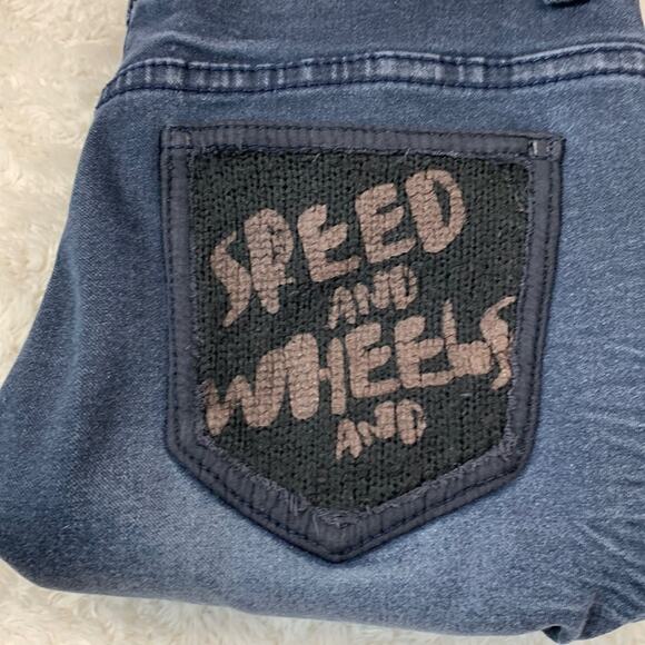 Caikezi Jeans Code embellished pocket straight leg mid rise jeans, 26 - Picture 7 of 15